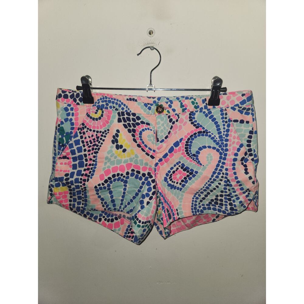 Lilly Pulitzer Adie shorts tile wave 4
